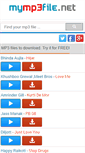 Mobile Screenshot of mymp3file.net